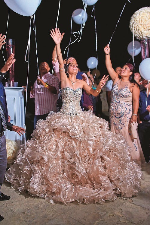 the most expensive quinceanera dress